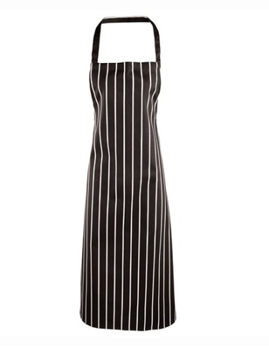 PRE-PR110-Striped Bib Apron